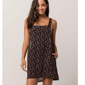 Overall Dress Floral Sky and Sparrow Small